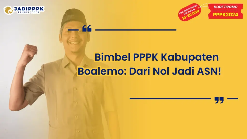 Bimbel PPPK Kabupaten Boalemo