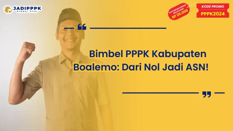 Bimbel PPPK Kabupaten Boalemo