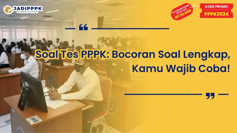 Soal Tes PPPK