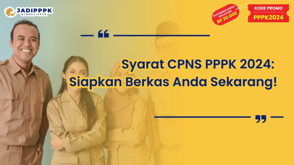 Syarat CPNS PPPK 2024