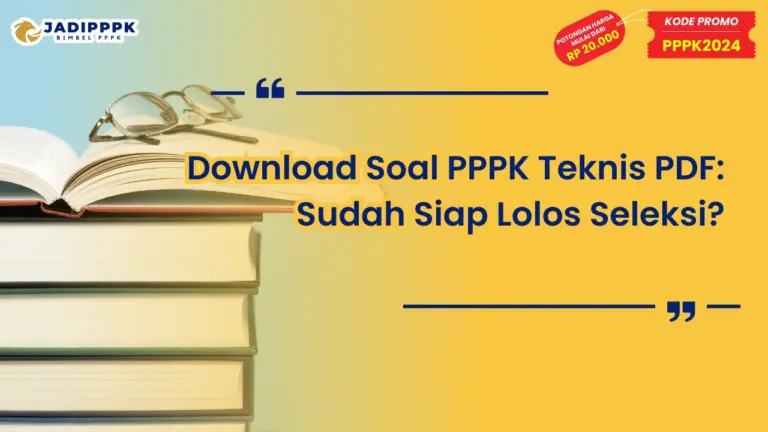 Download Soal PPPK Teknis PDF