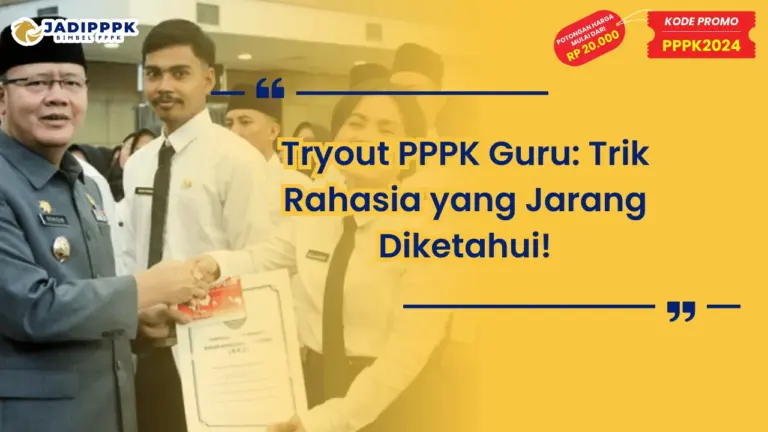Tryout PPPK Guru