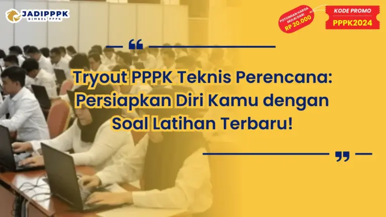 Tryout PPPK Teknis Perencana
