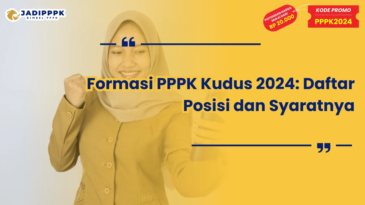 Formasi PPPK Kudus 2024