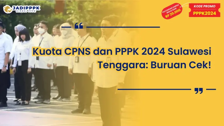 Kuota CPNS dan PPPK 2024 Sulawesi Tenggara