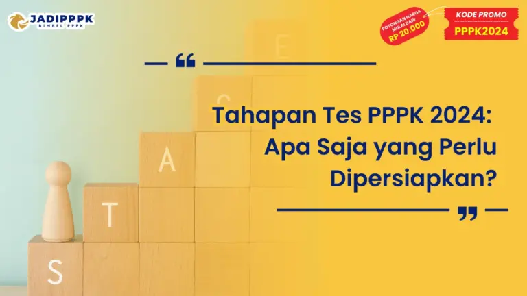 Tahapan Tes PPPK 2024