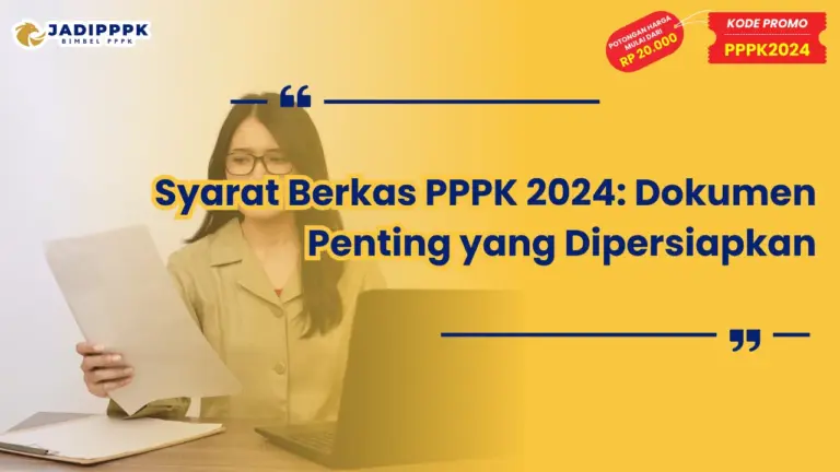 Syarat Berkas PPPK 2024