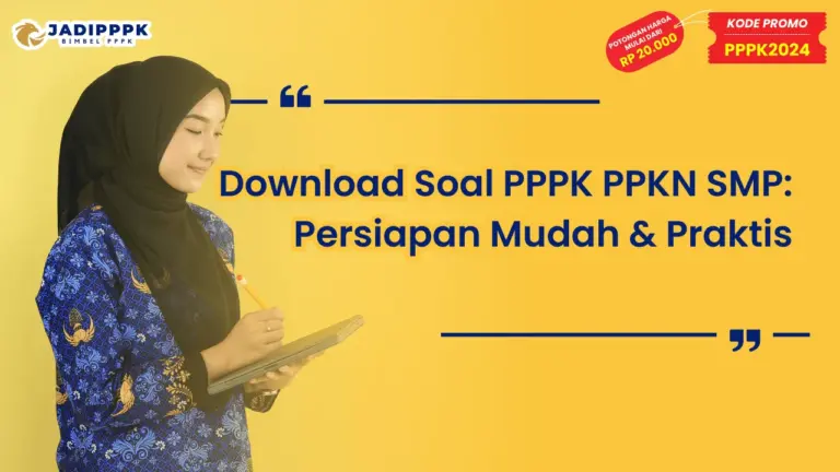 Download Soal PPPK PPKN SMP