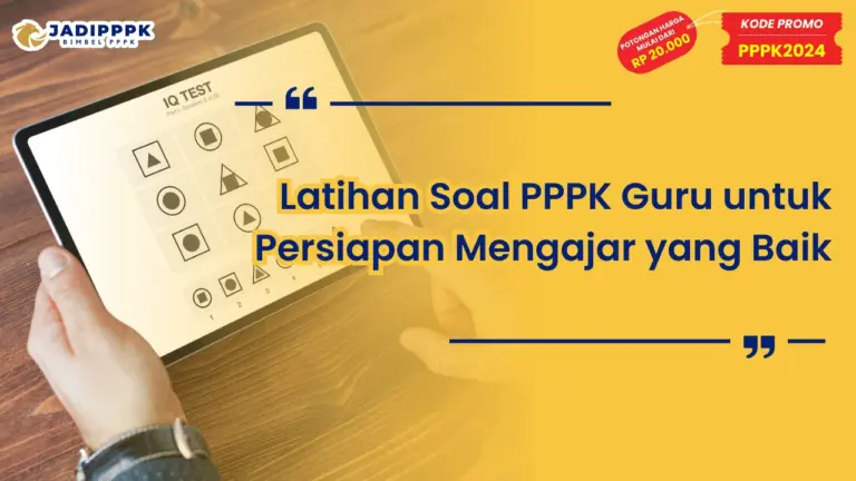 Latihan Soal PPPK Guru