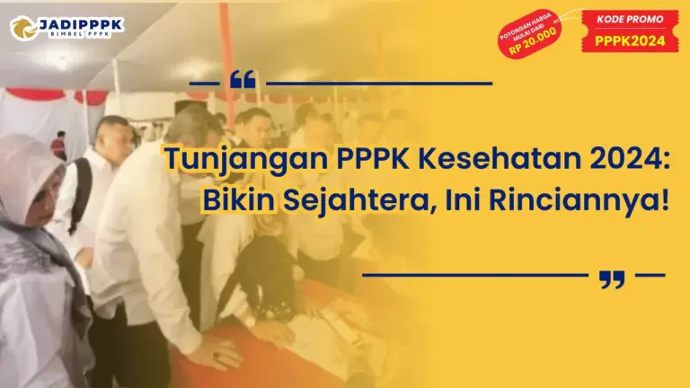 Tunjangan PPPK Kesehatan 2024