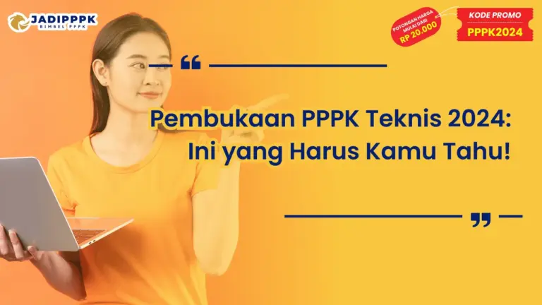 Pembukaan PPPK Teknis 2024