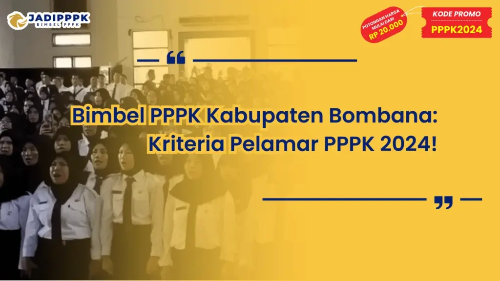Bimbel PPPK Kabupaten Bombana