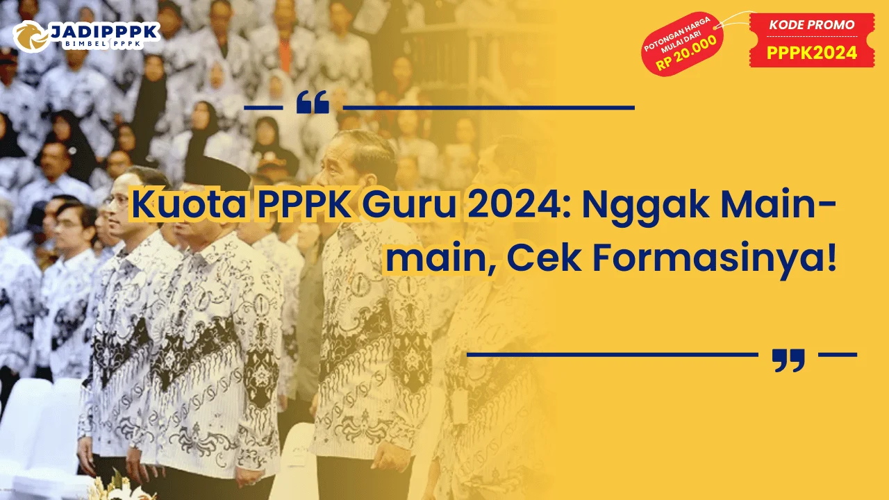 Kuota PPPK Guru 2024
