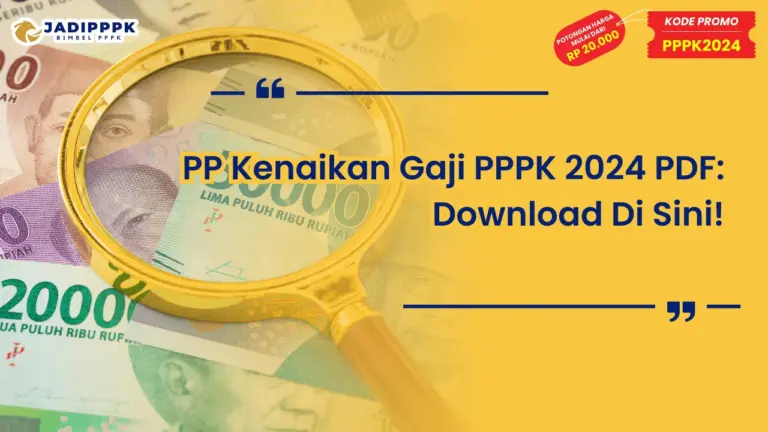 PP Kenaikan Gaji PPPK 2024 PDF