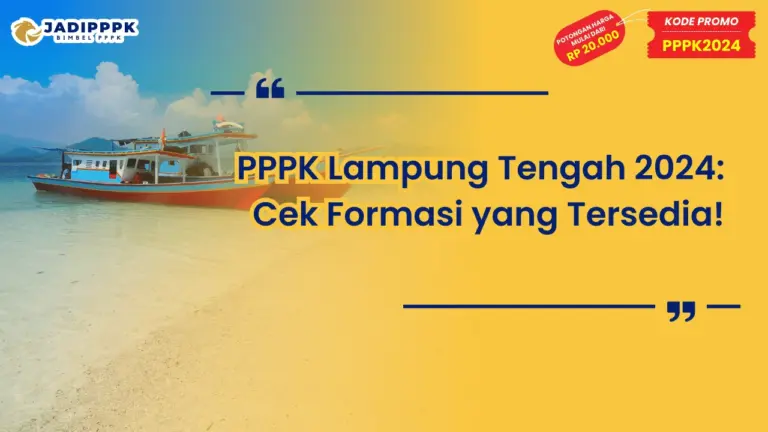 PPPK Lampung Tengah 2024