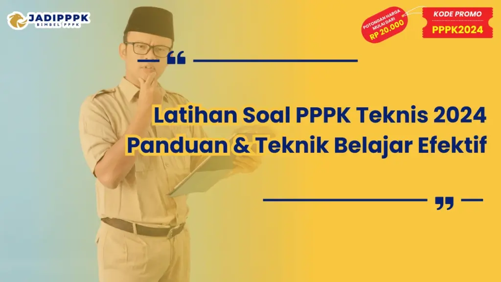 Latihan Soal PPPK Teknis 2024
