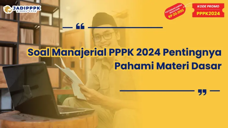 soal manajerial pppk