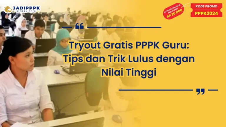 Tryout Gratis PPPK Guru