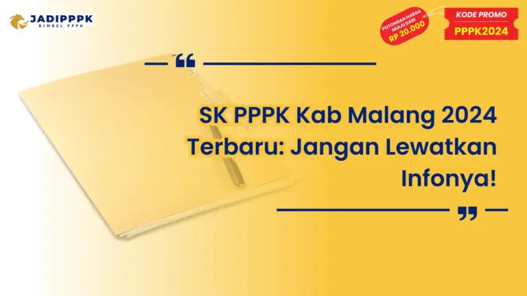 SK PPPK Kab Malang 2024 Terbaru