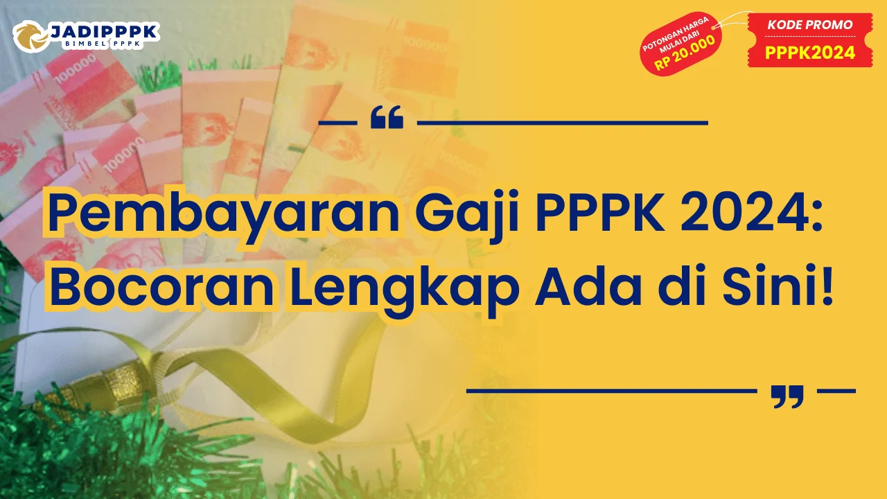 Pembayaran Gaji PPPK 2024
