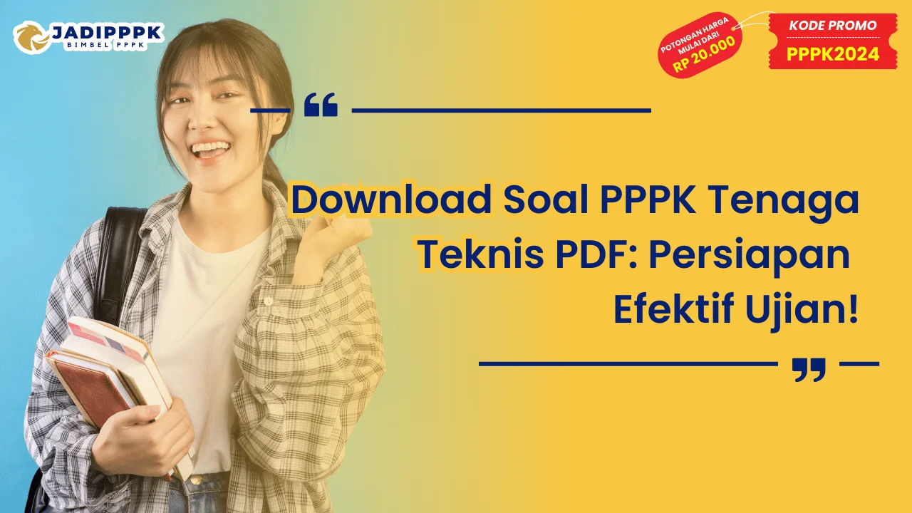 Download Soal PPPK Tenaga Teknis PDF