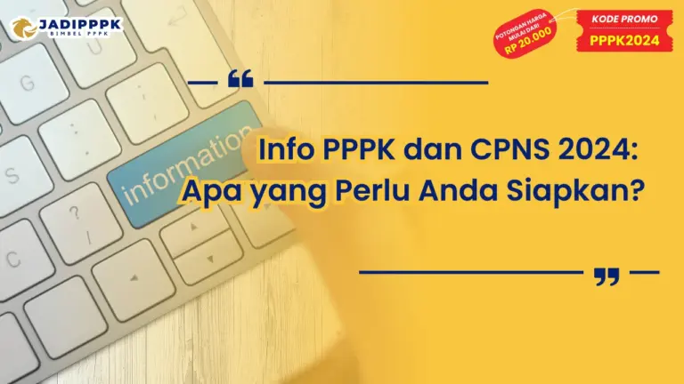 Info PPPK dan CPNS 2024