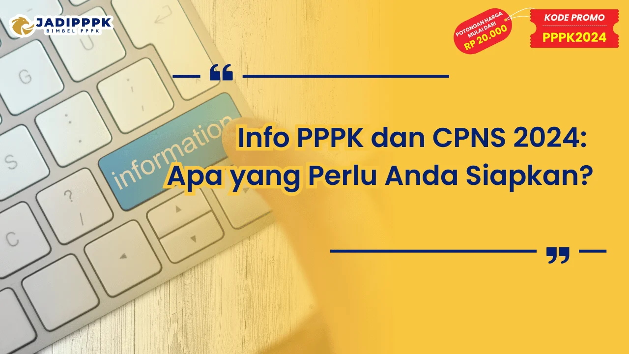 Info PPPK dan CPNS 2024