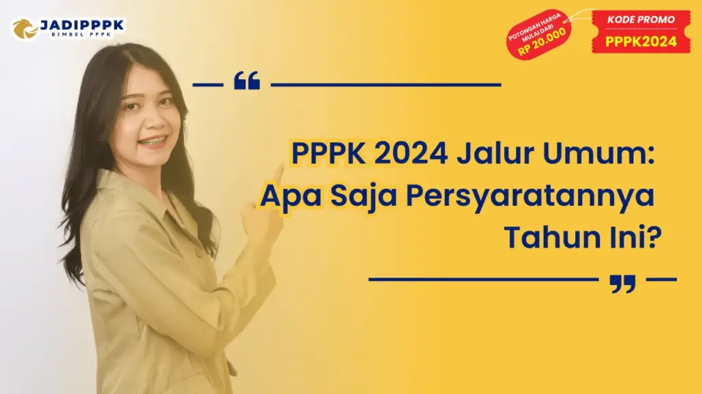 PPPK 2024 Jalur Umum