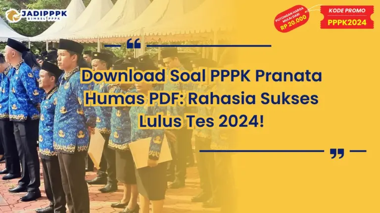 Download Soal PPPK Pranata Humas PDF
