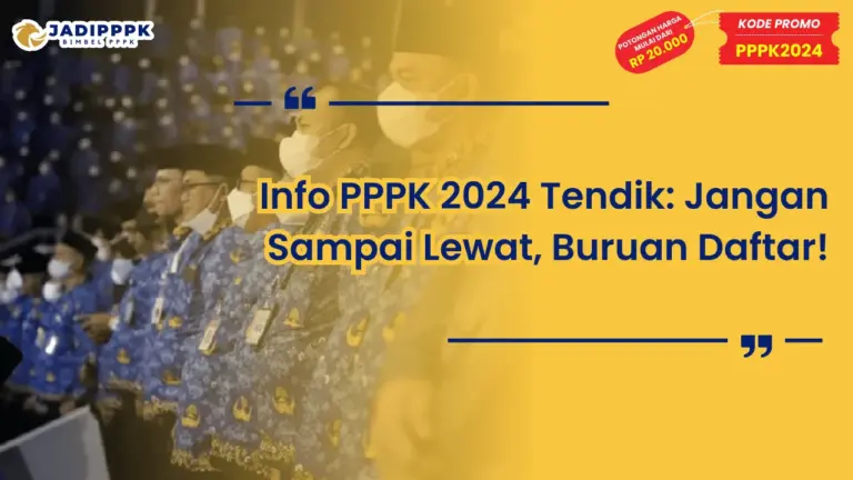 Info PPPK 2024 Tendik