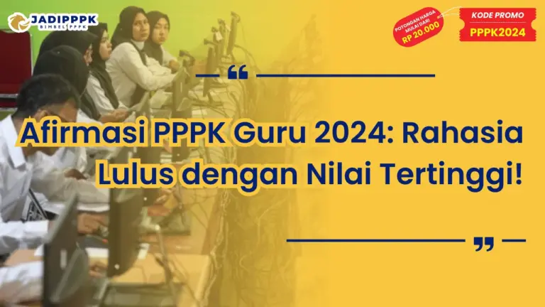 Afirmasi PPPK Guru 2024