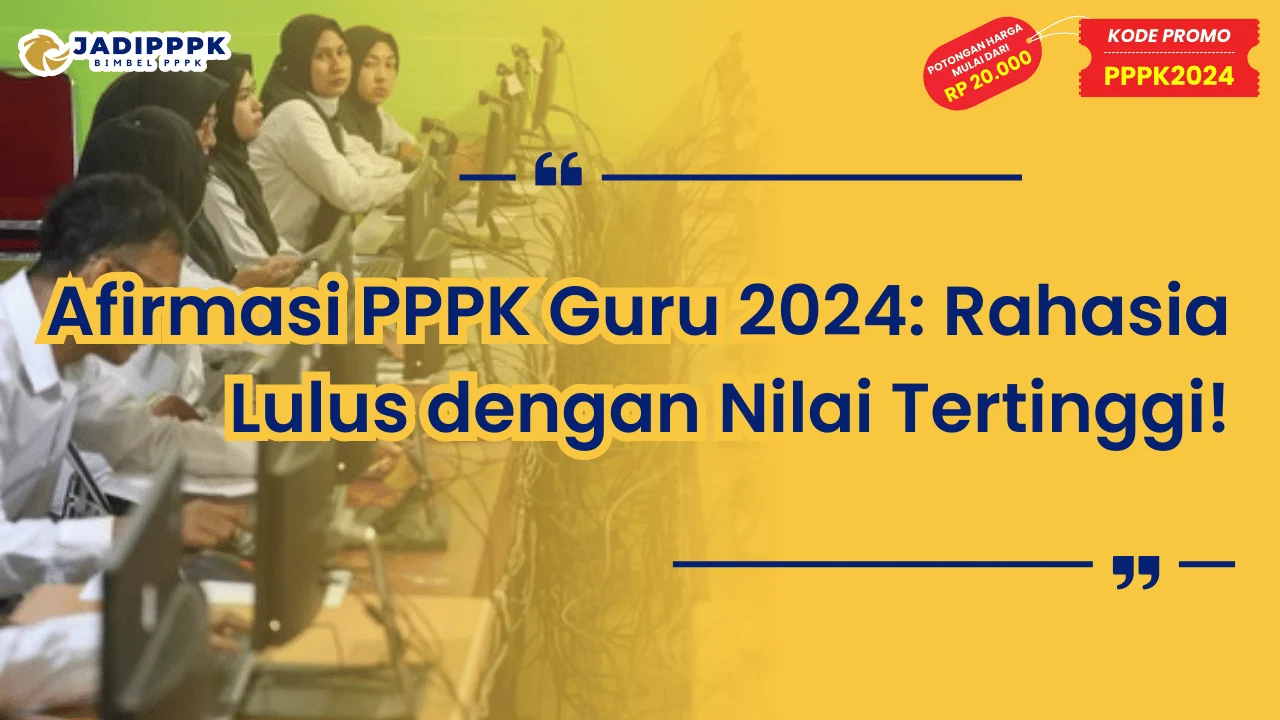 Afirmasi PPPK Guru 2024