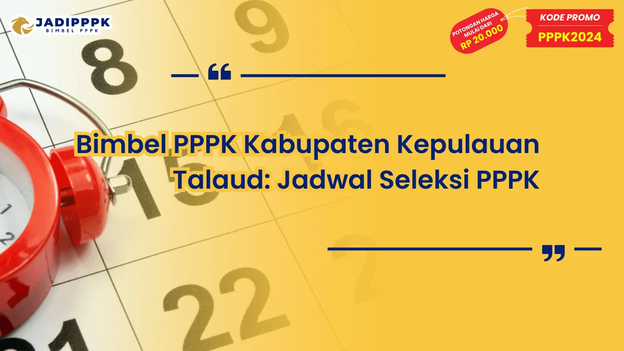 Bimbel PPPK Kabupaten Kepulauan Talaud