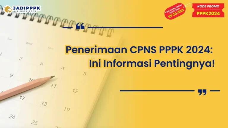 Penerimaan CPNS PPPK 2024
