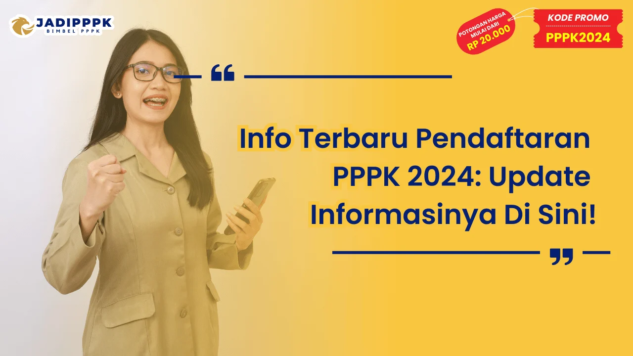 Info Terbaru Pendaftaran PPPK 2024