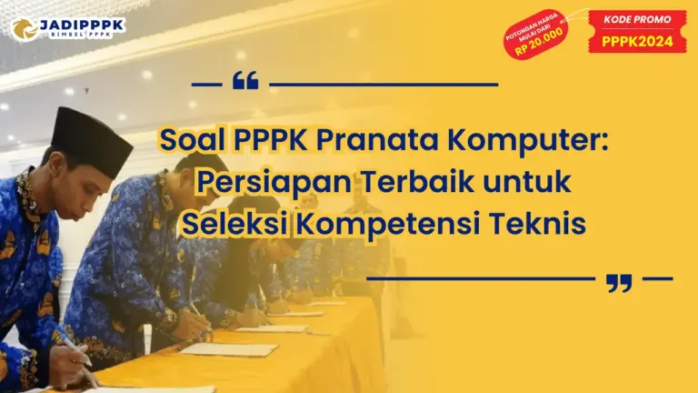 Soal PPPK Pranata Komputer