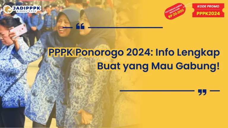 PPPK Ponorogo 2024