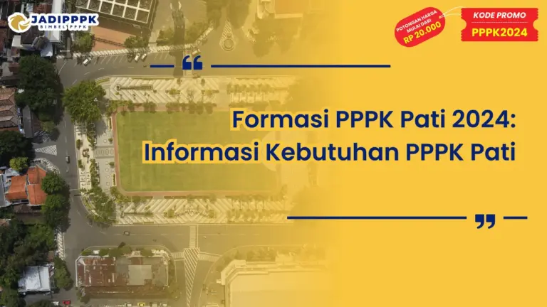 Formasi PPPK Pati 2024