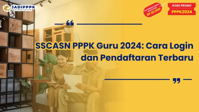 SSCASN PPPK Guru 2024
