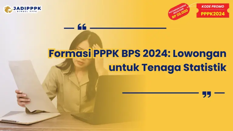 Formasi PPPK BPS 2024