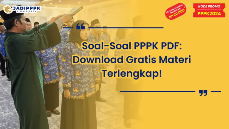 Soal-Soal PPPK PDF