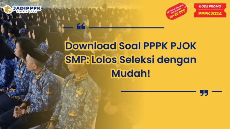 Download Soal PPPK PJOK SMP