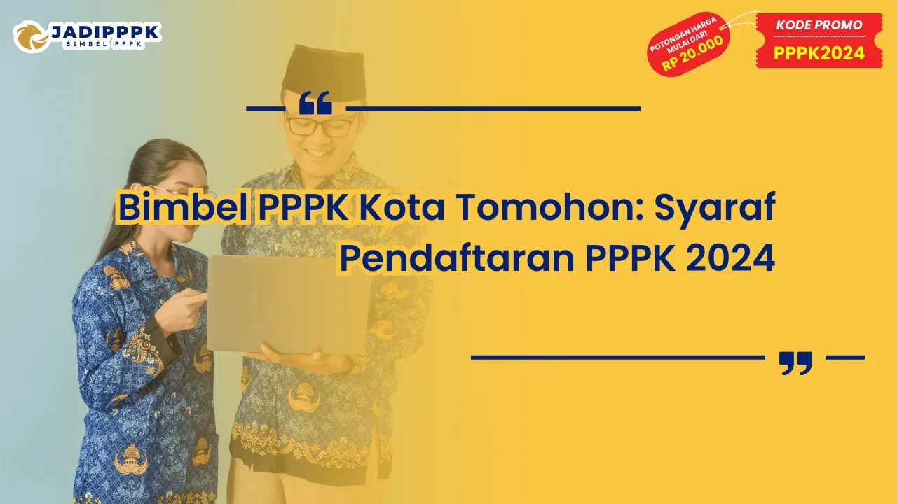 Bimbel PPPK Kota Tomohon