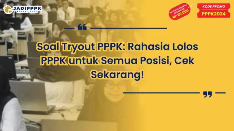 Soal Tryout PPPK