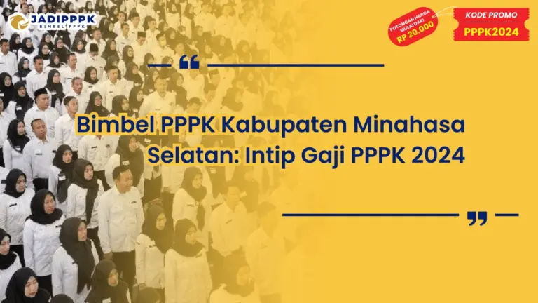 Bimbel PPPK Kabupaten Minahasa Selatan