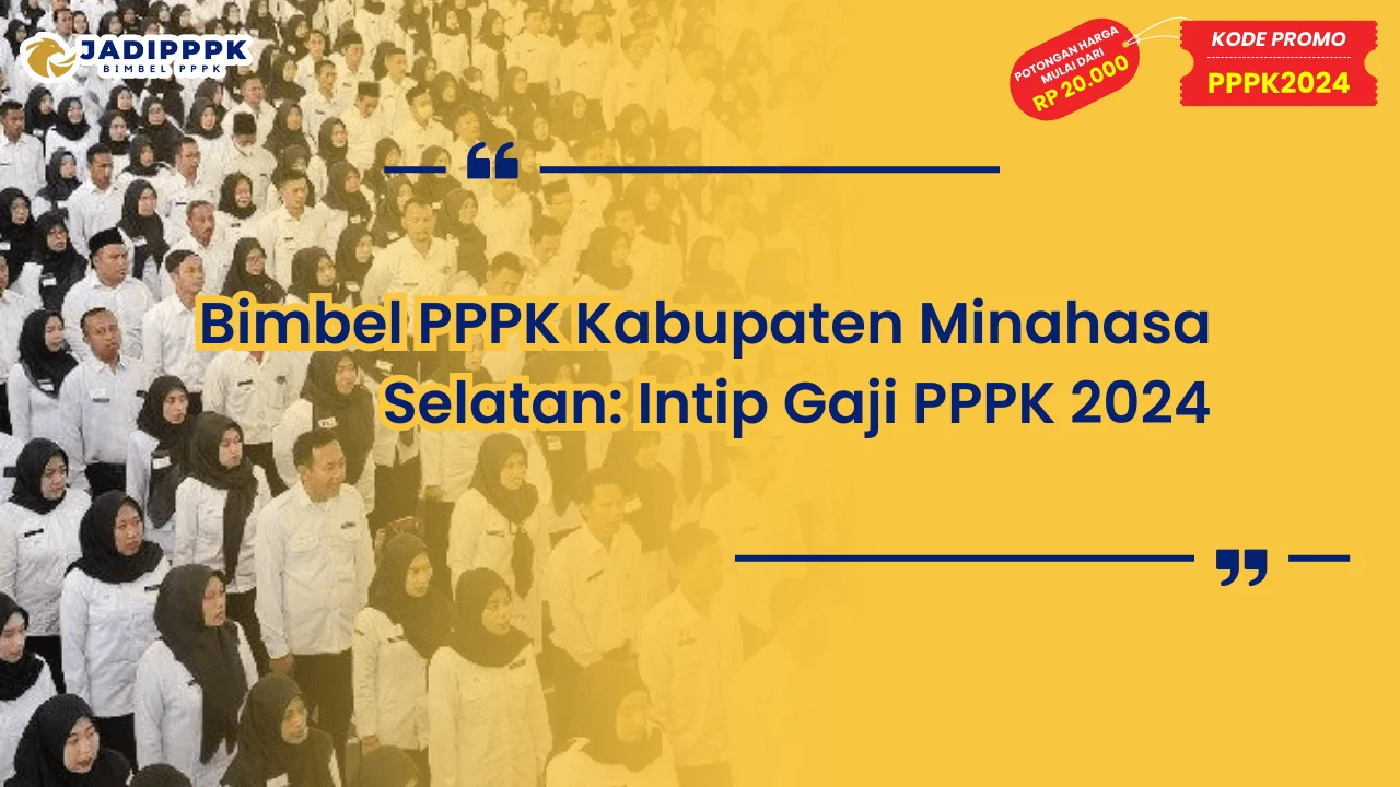 Bimbel PPPK Kabupaten Minahasa Selatan