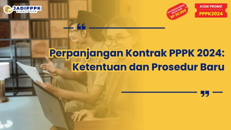 Perpanjangan Kontrak PPPK 2024