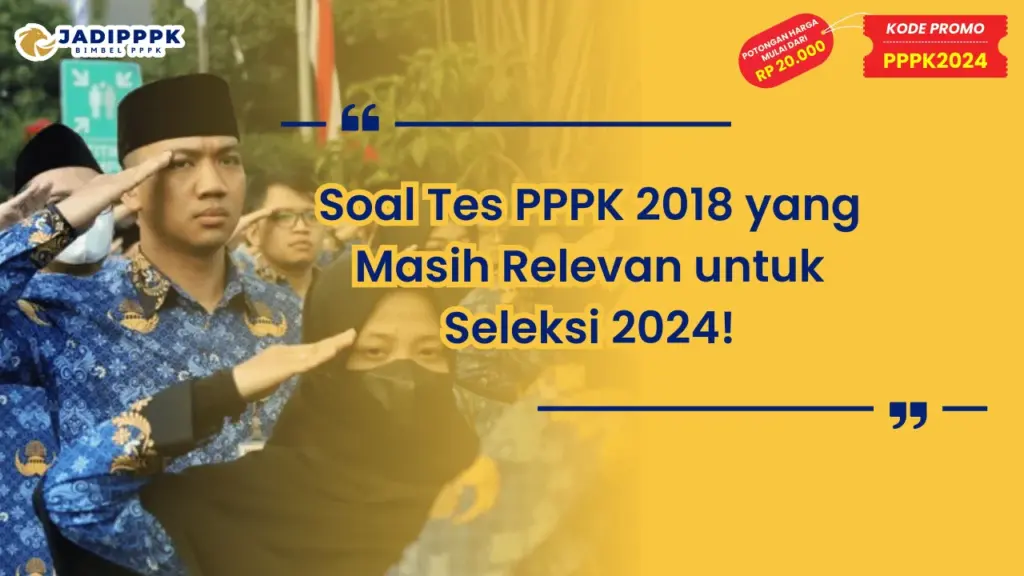 Soal Tes PPPK 2018