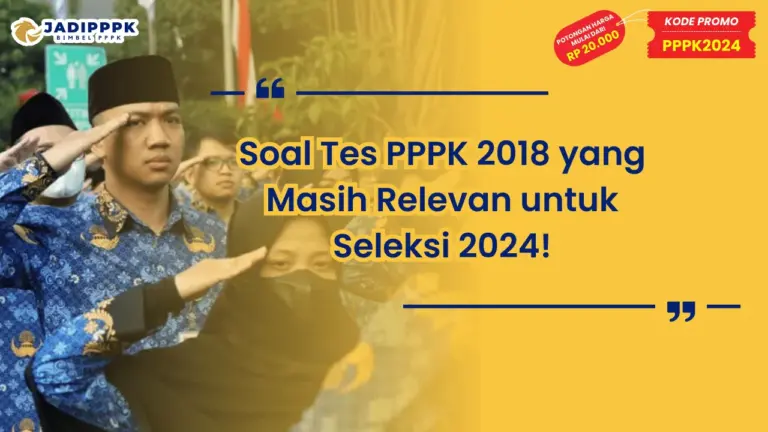 Soal Tes PPPK 2018
