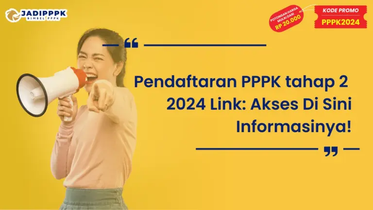 Pendaftaran PPPK tahap 2 2024 Link